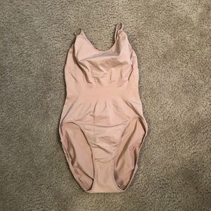 Nude under costume leotard